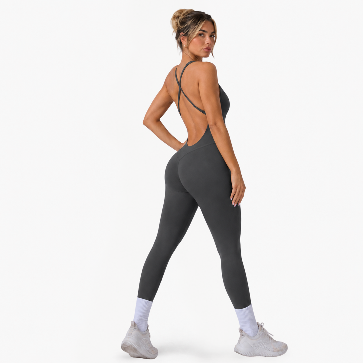 Silhouette Cross-back Jumpsuit