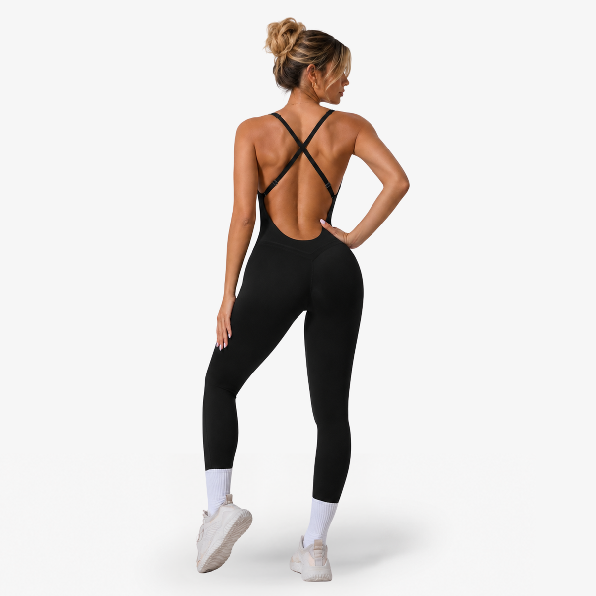Silhouette Cross-back Jumpsuit