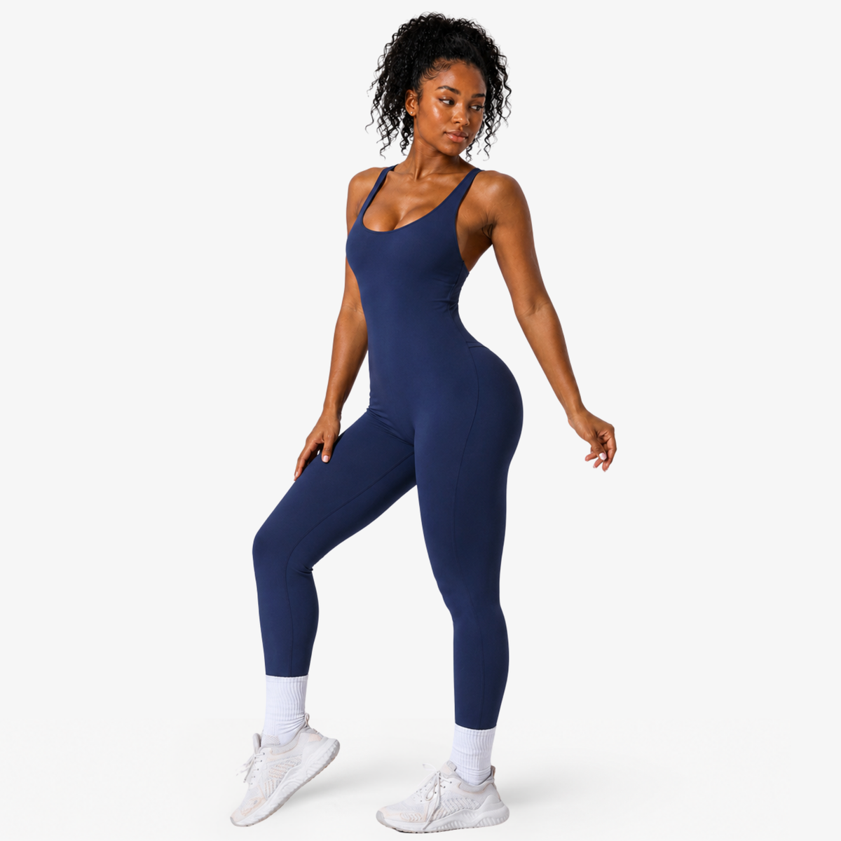 Silhouette Cross-back Jumpsuit