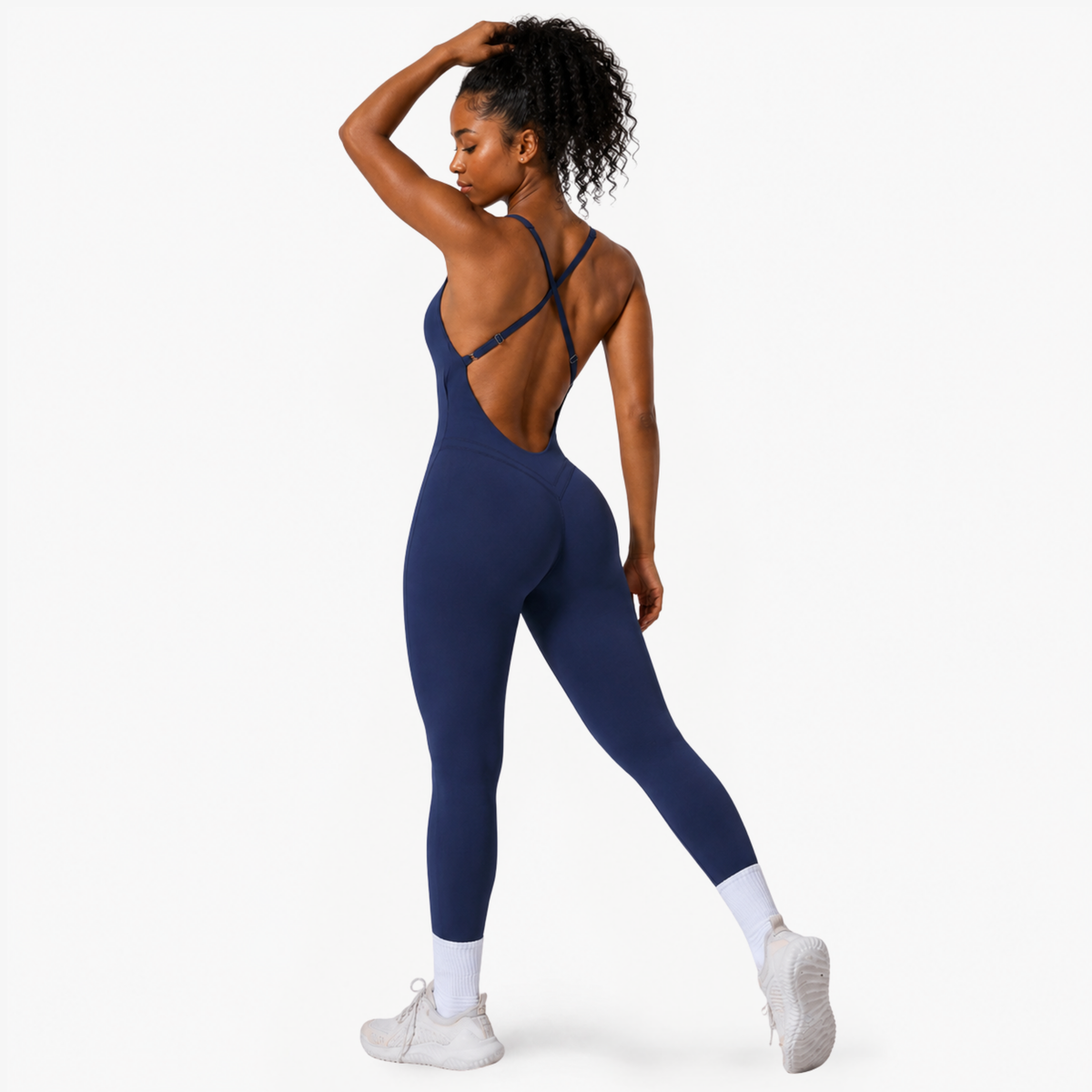 Silhouette Cross-back Jumpsuit