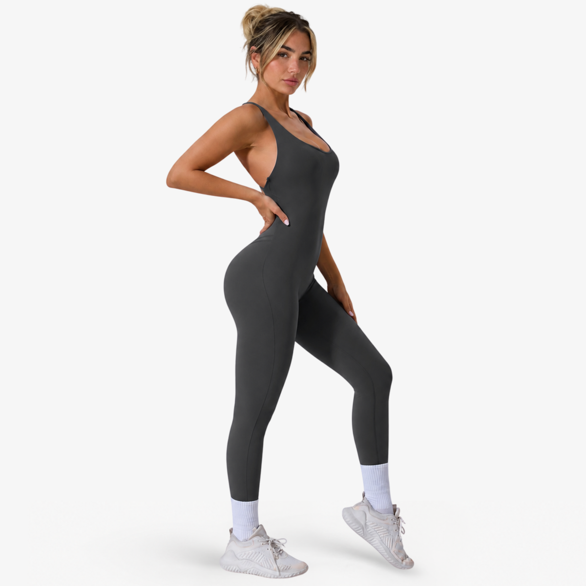 Silhouette Cross-back Jumpsuit