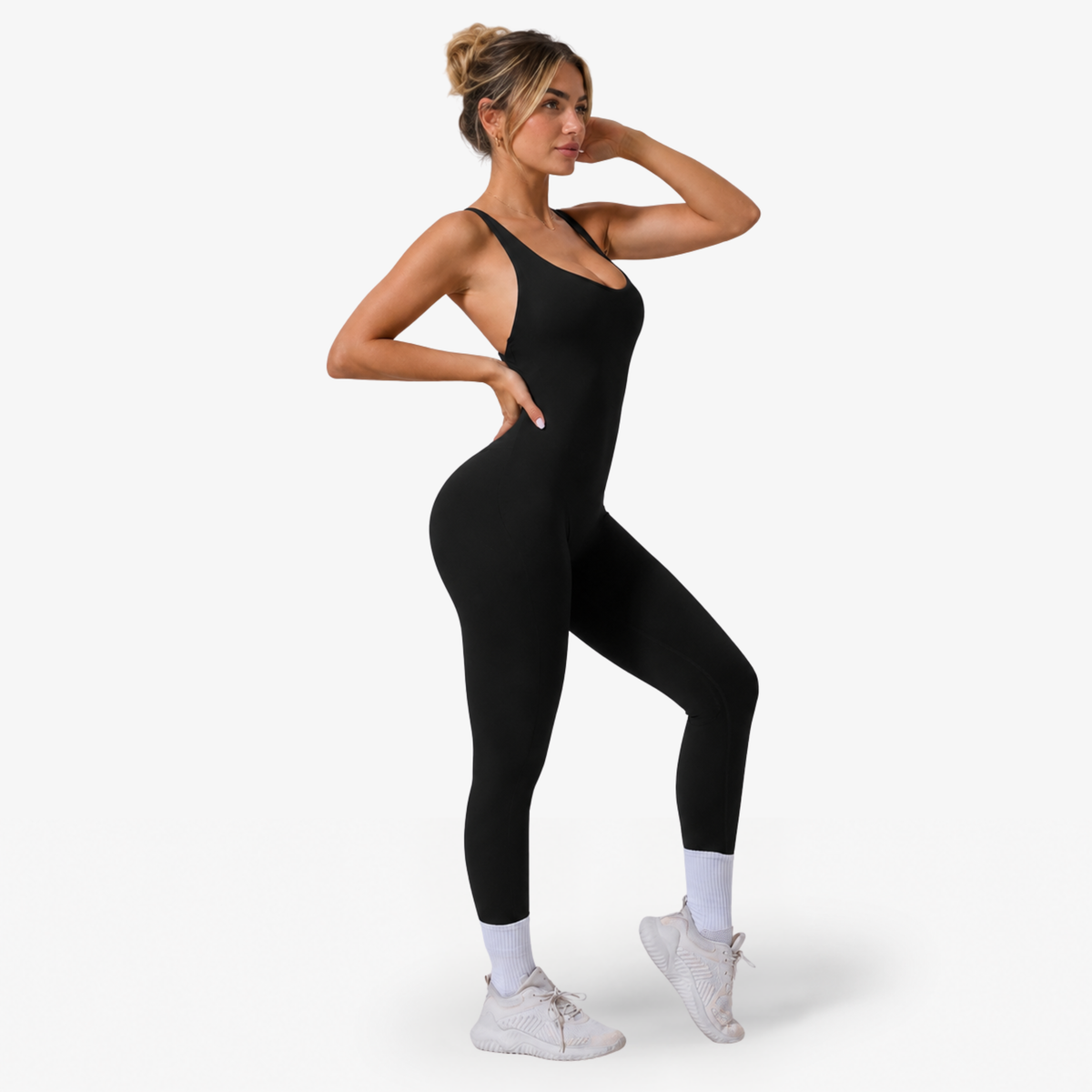 Silhouette Cross-back Jumpsuit